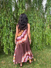 Chocolate Marble Tide Dress Odette