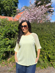 Lemon Net Sleeve Top Julia