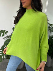 Lime Crew Neck Knit Kerry