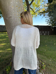 Stone Cosy Edge To Edge Cardi Mabel