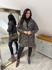 Leopard Print Coat Maxine