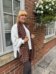 Chocolate Mini Love Heart Scarf