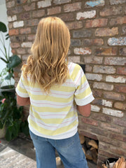 Lemon Striped Top Addison