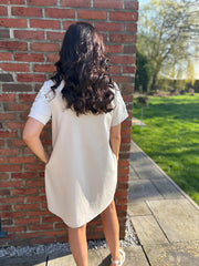 Stone Embellished Sleeve Dress Lexi
