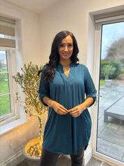 Teal Sparkle Tunic Gloria