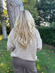 Camel Scarf Knit Aspen