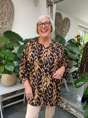 Printed Button Blouse Danielle