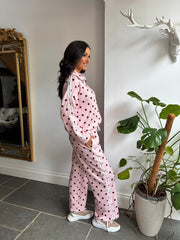 Pink Polka Dot Tracksuit Darla