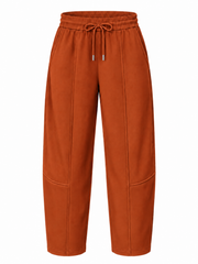 Rust Barrel Leg Jogger