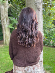 Chocolate Popcorn Knit Martha