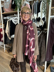 Dark Mocha Textured Corrina Jacket