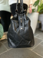 Black Gladstone Weekender Bag