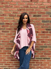 Rose V-Neck Reverse Seam Knit Diana