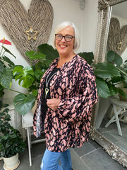 Printed Button Blouse Danielle