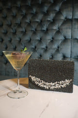 Black Diamante Embellished Bag