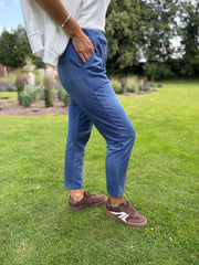 Denim Look Trousers Isla