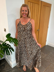 Leopard Print Dress Odette
