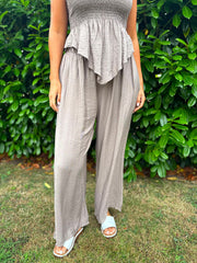 Mocha Handkerchief Tube Set Tina