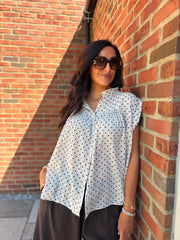 Stone Polka Dot Top Ashley