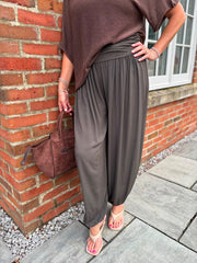 Chocolate Hareem Trousers Libby