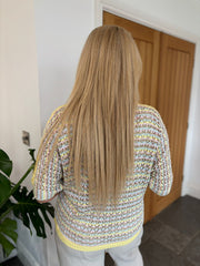 Lemon Multi Stripe Knit Hayley