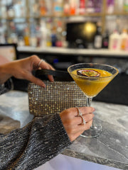 Black Rhinestone Clutch Bag