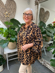 Printed Button Blouse Danielle