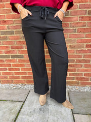 Black Wide Leg Magic Trousers