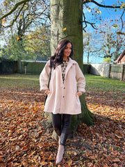 Stone Brushed Wool Coat Bridget