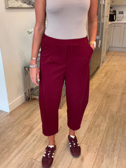 Wine Barrel Leg Trousers