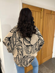 Stone Sketch Hi Lo Knit Amber