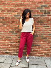 Wine Essential Joggers Stella