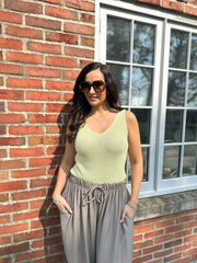 Lemon Shimmer Knit Vest Palmer