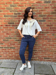 Navy Camo Magic Trousers