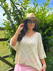 Stone Diamond Knit Matilda