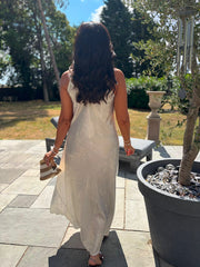 Silver Strappy Dress Penny