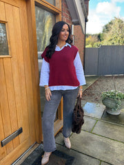 Wine Shirt and Tank Two Piece Gio