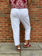 White Essential Joggers Stella