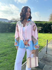 Pink Nucleus Printed Shirt Lucia