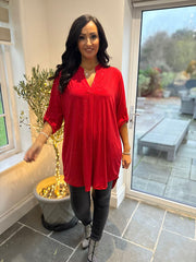 Red Sparkle Tunic Gloria