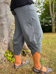 Charcoal Barrel Leg Joggers Clarice