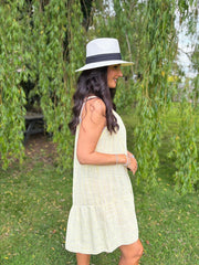 Lemon Striped Sun Dress Danielle