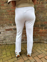 White Basic Reema Joggers 2