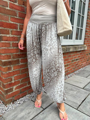 Mocha Ombre Leopard Hareem Trousers