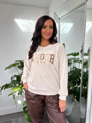 Antique Cream Amour Sweatshirt Odette