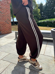 Chocolate Stripe Leisure Set Billie