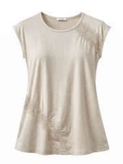 Stone Lace Detail Top Amanda