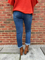 Denim Straight Leg Jeans
