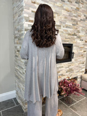 Grey Waterfall Cardi Juliet