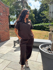 Chocolate Stripe Leisure Set Billie